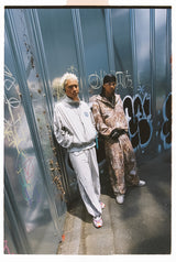 Herald Logo Side Zip Nylon Pants