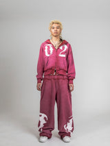 編號拉鍊連帽衫