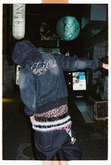 Sexy Logo Denim Zip Hoodie