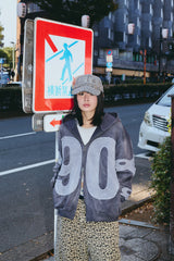 Numbering With Star Logo 拉鍊連帽衫