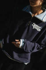 the inner peace half zip sweat
