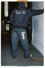 Sexy Logo Denim Zip Hoodie