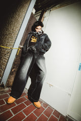 King Logo Vintage Like Denim