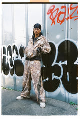 Herald Logo Side Zip Nylon Pants