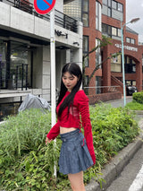 heart switch long tee