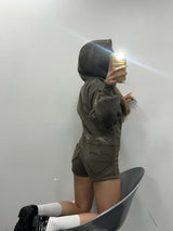 汗フードロンパース