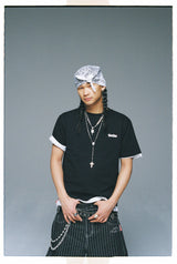 Bullet Logo Denim Buggy Pants