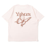 Foil pigment butterfly logo ss tee