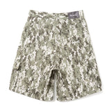 BU DIGITAL CAMOUFLAGE PATTERN CARGO SHORTS