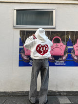 薩加拉心臟徽標連帽衫