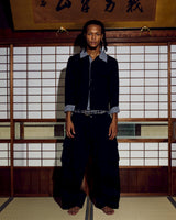 Shirt docking shirt cardigan