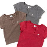 Pigment rhinestone tee