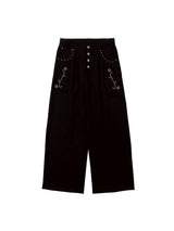 Five pocket studs slacks