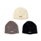 Yung徽標毛茸茸的無簷小便帽