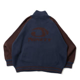 Heisei徽標針織軌道夾克