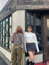 All over pattern long tee