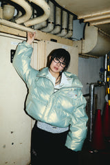 90 로고가 풍부한 복도 재킷