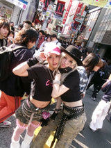 I Love bestie cropped tee【9090 걸】