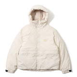 Space Logo Hooded Down Jacket