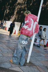 Numbering With Star Logo 拉鍊連帽衫