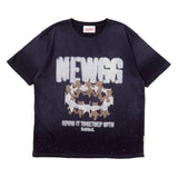 Rhinestone devil fade TEE