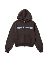sagara heart logo zip hoodie