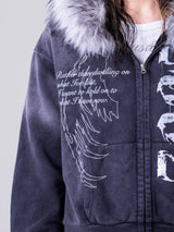 Judgment Fur Zip Hoodie