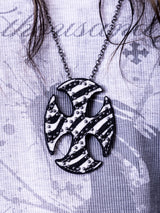 十字架耳钉项链