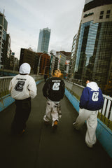 符號尼龍套頭衫