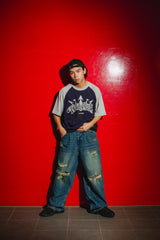 9090 X Wudge Boy King Raglan Tee