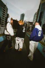 符號尼龍套頭衫