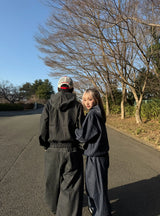 Fireman stripe denim jacket