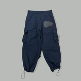 技術徽標尼龍貨物褲