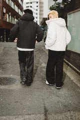 Space Logo Hooded Down Jacket