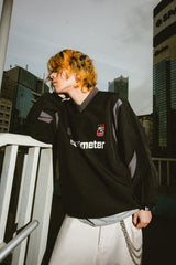 符號尼龍套頭衫