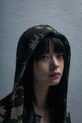 Heisei徽標熱拉鍊連帽衫