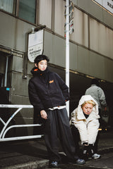 Space Logo Hooded Down Jacket