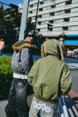 Washed Bomber Jacket