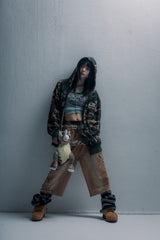 Heisei徽標熱拉鍊連帽衫