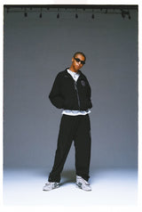 Herald Logo Side Zip Nylon Pants