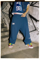 90 Logo Pants(Blue×White)
