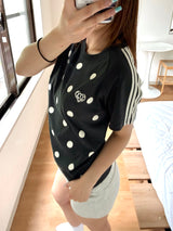 DOT PATTERN LINE TEE