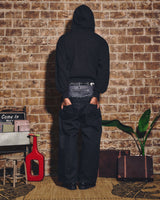 Boxing Glove Waffle Double Zip Hoodie