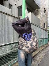 leopard shoulder bag