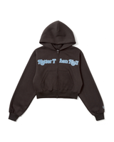 sagara heart logo zip hoodie