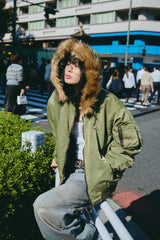 Washed Bomber Jacket