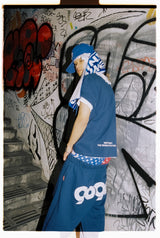 90 Logo Pants(Blue×White)
