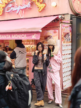 90 Logo Far Zip Hoodie【9090girl】