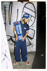 90 Logo Pants(Blue×White)