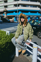 Washed Bomber Jacket